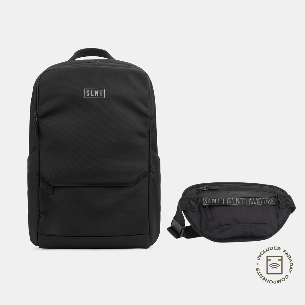 Essentials Faraday Backpack + Faraday Sling Bundle