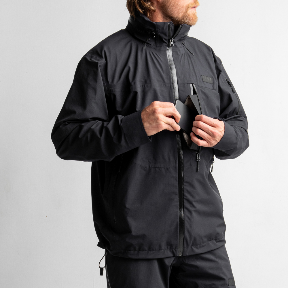 Faraday Pocket on SLNT Jacket